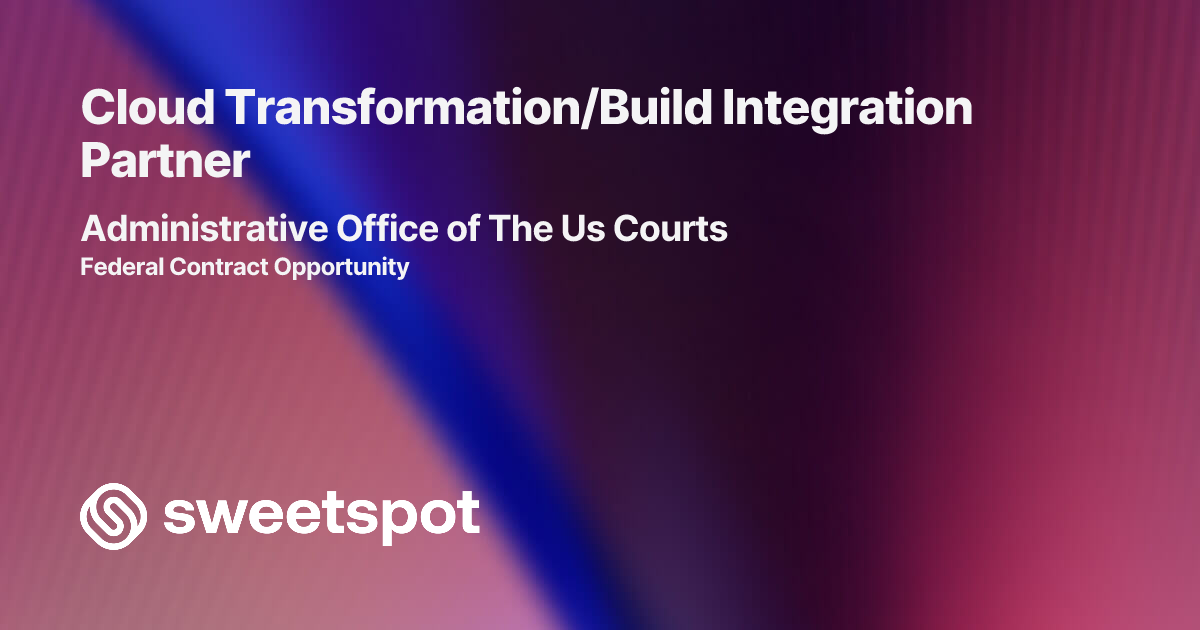 Cloud Transformation/Build Integration Partner