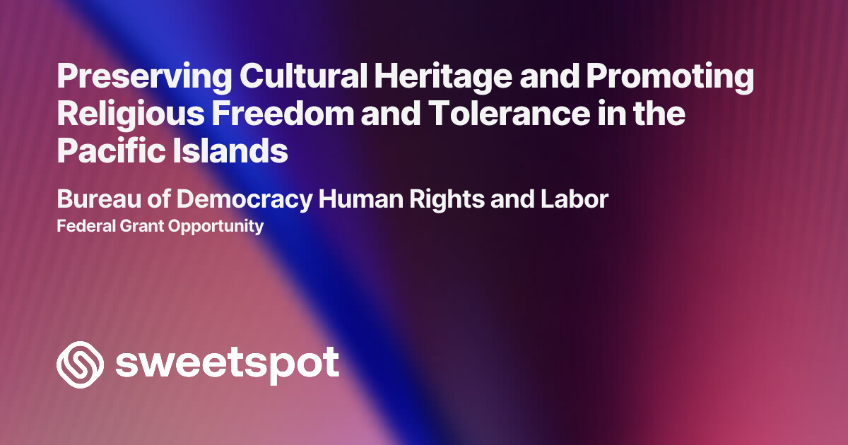 Preserving Cultural Heritage and Promoting Religious Freedom and ...