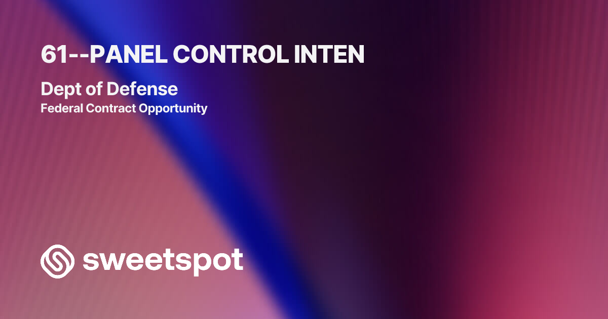 61--PANEL CONTROL INTEN