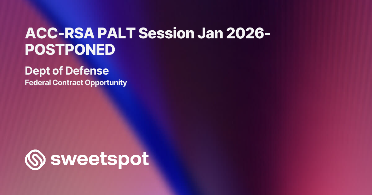ACC-RSA PALT Session Jan 2026- POSTPONED