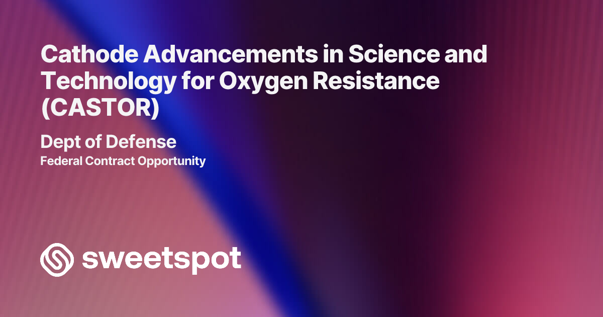 Cathode Advancements in Science and Technology for Oxygen Resistance ...
