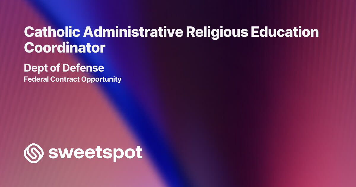 Catholic Administrative Religious Education Coordinator