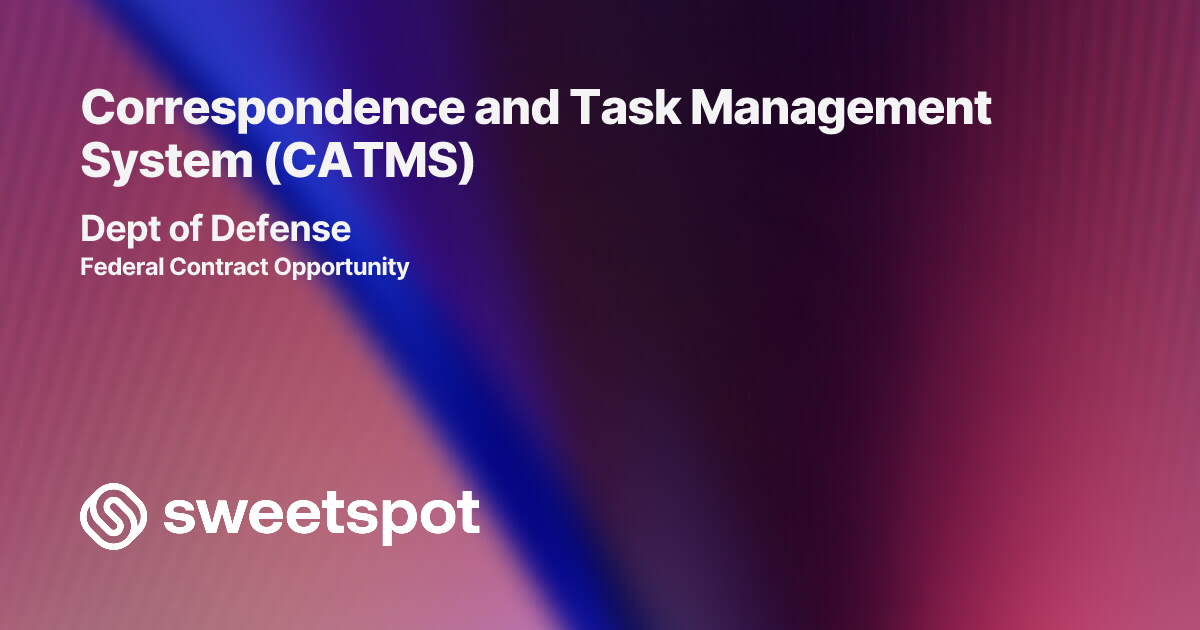 Correspondence and Task Management System (CATMS)