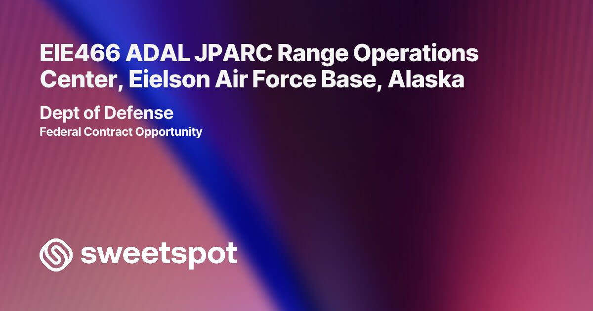 EIE466 ADAL JPARC Range Operations Center, Eielson Air Force Base, Alaska