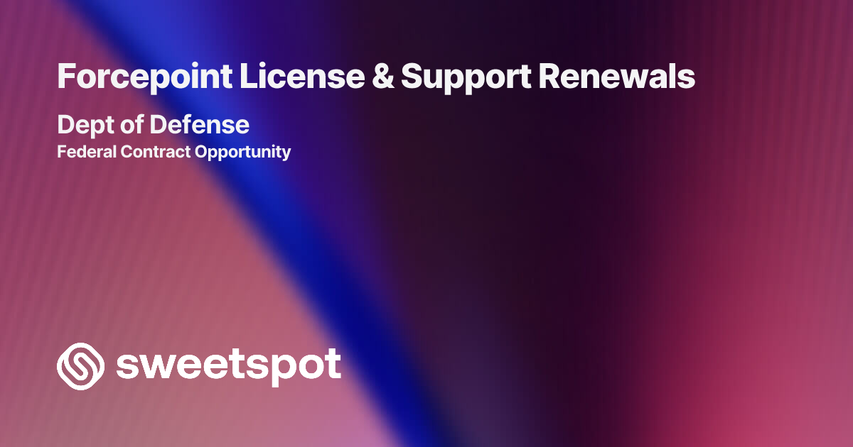 Forcepoint License & Support Renewals