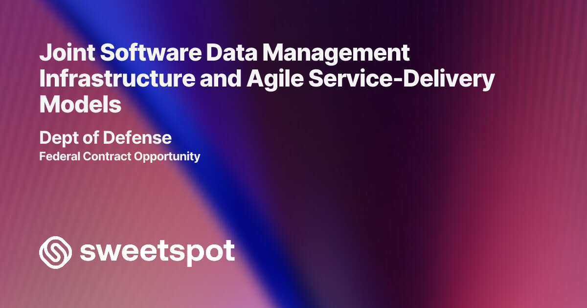 Joint Software Data Management Infrastructure and Agile Service ...