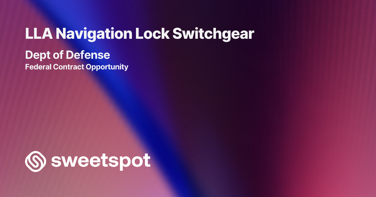 LLA Navigation Lock Switchgear