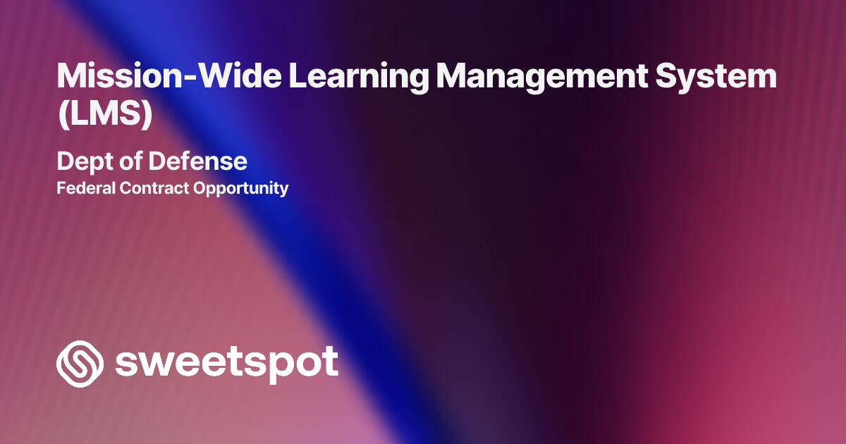 Mission-Wide Learning Management System (LMS)