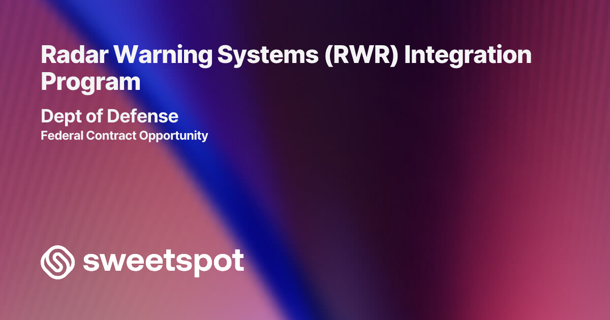 Radar Warning Systems (RWR) Integration Program