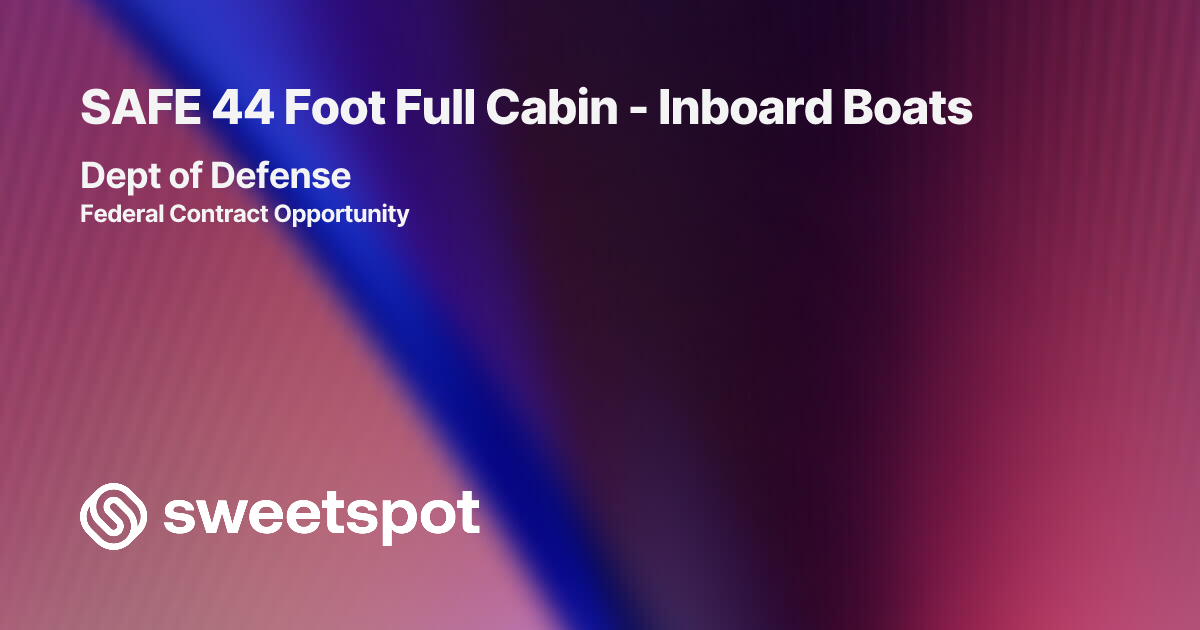 SAFE 44 Foot Full Cabin - Inboard Boats