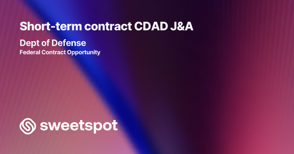 Short-term contract CDAD J&A