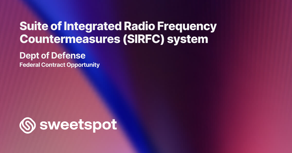 Suite of Integrated Radio Frequency Countermeasures (SIRFC) system