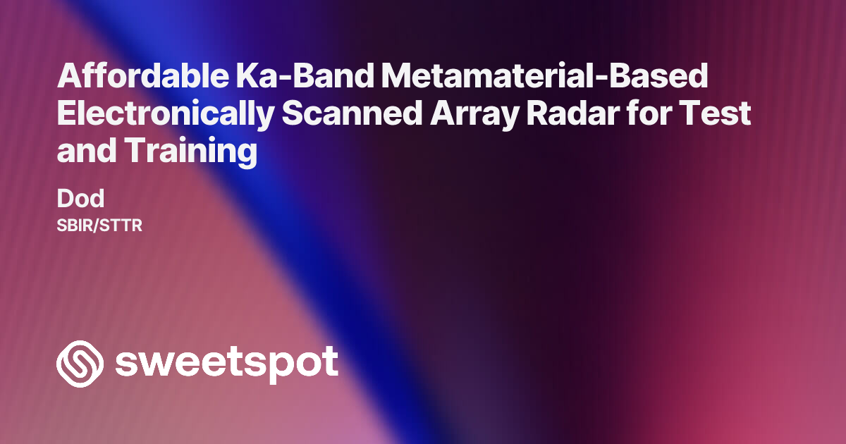 Affordable Ka-Band Metamaterial-Based Electronically Scanned Array ...