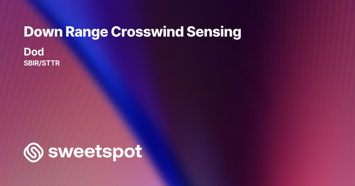 Down Range Crosswind Sensing