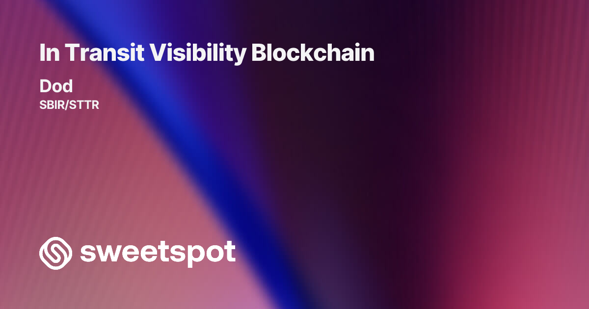 In Transit Visibility Blockchain