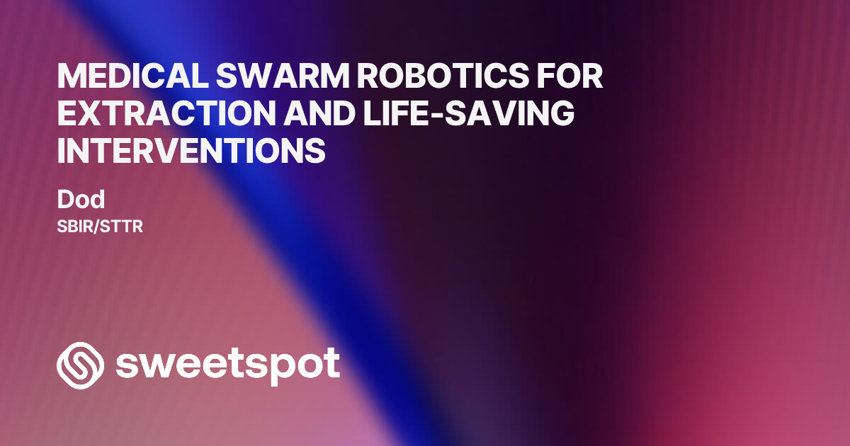 MEDICAL SWARM ROBOTICS FOR EXTRACTION AND LIFE-SAVING INTERVENTIONS