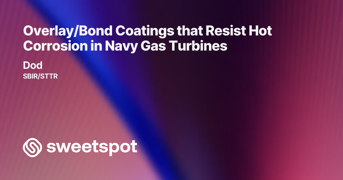 Overlay/Bond Coatings that Resist Hot Corrosion in Navy Gas Turbines