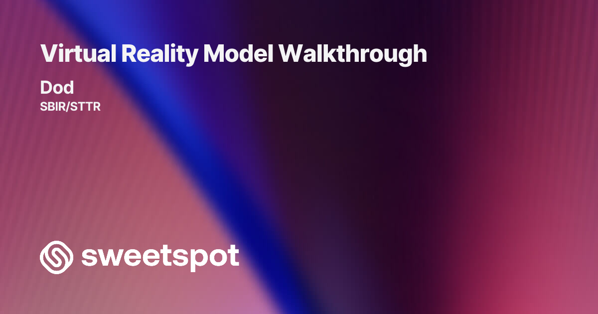 Virtual Reality Model Walkthrough