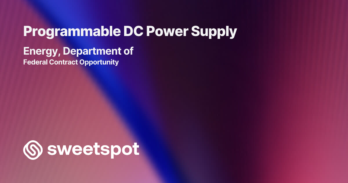 Programmable DC Power Supply