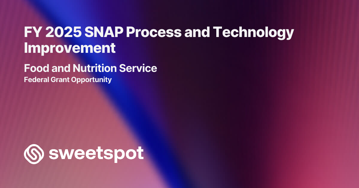 FY 2025 SNAP Process and Technology Improvement