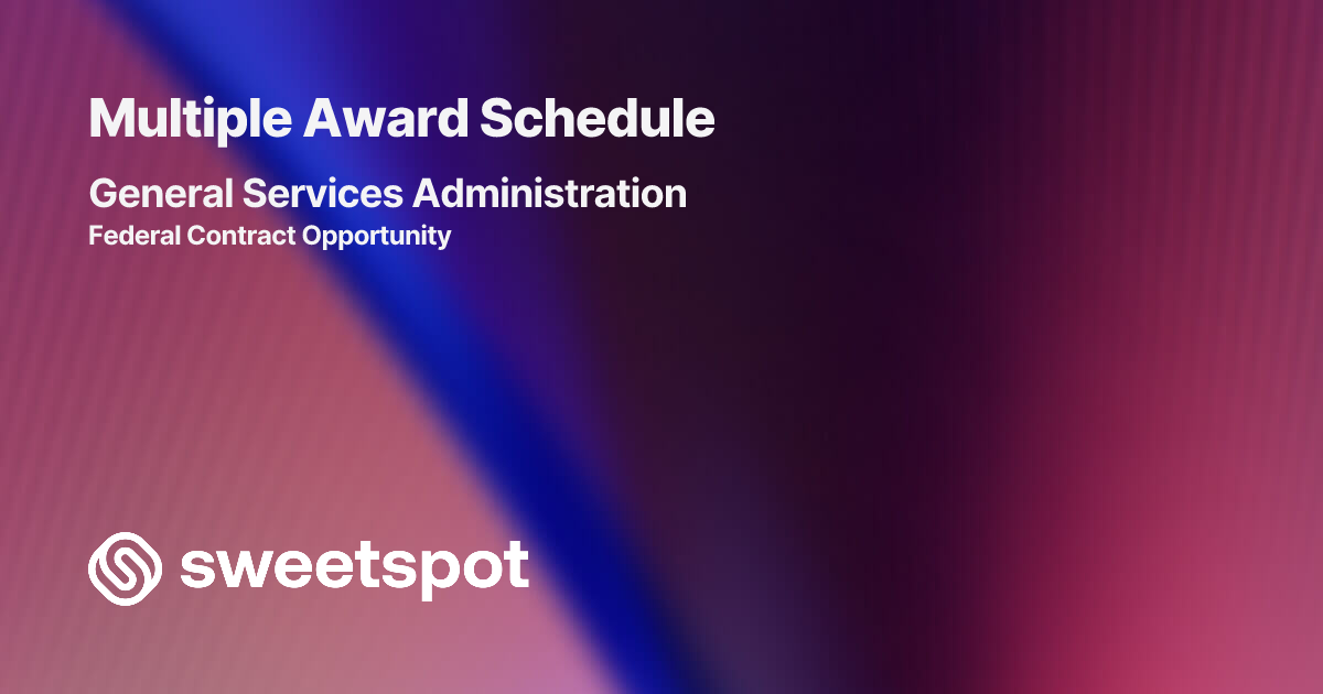 Multiple Award Schedule