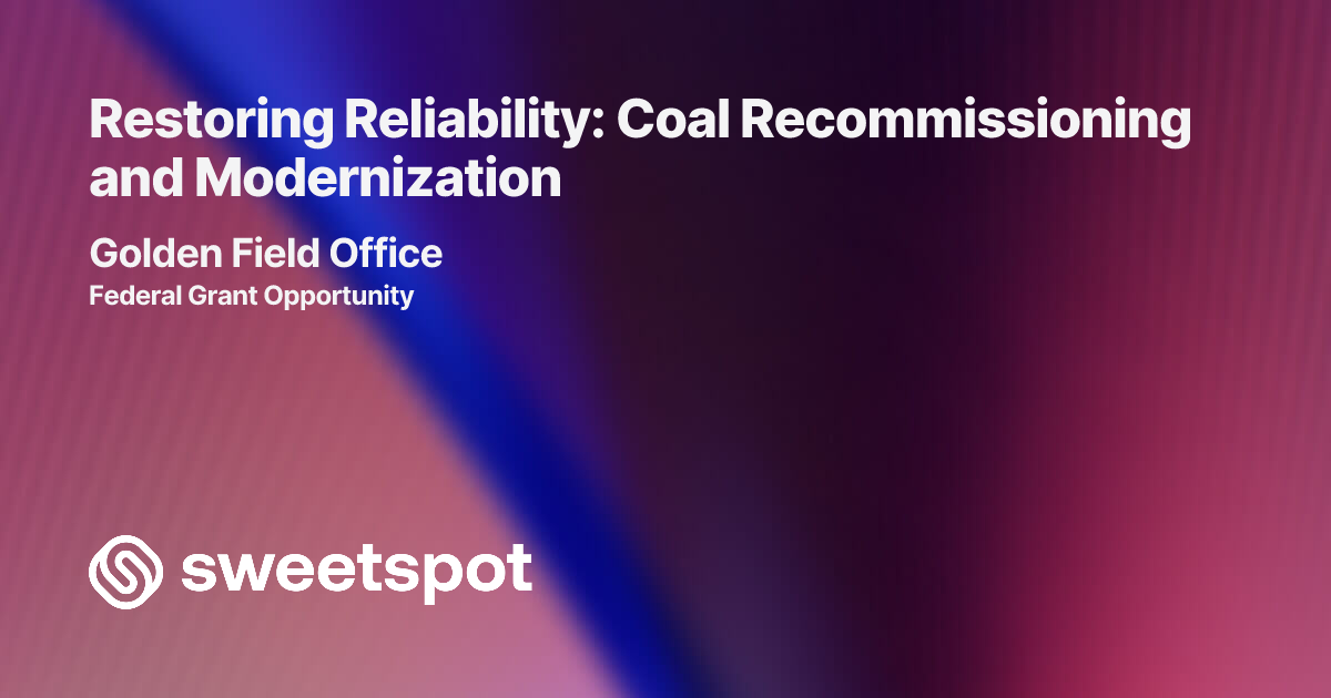 Restoring Reliability: Coal Recommissioning and Modernization