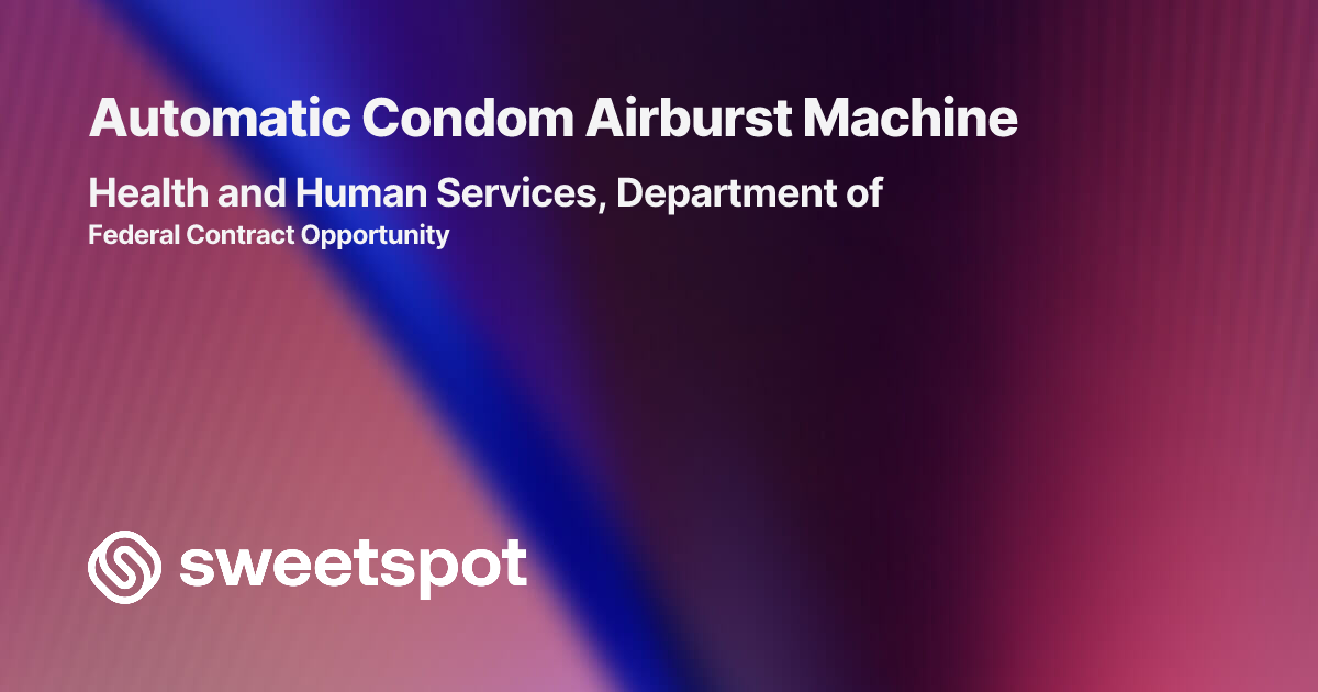 Automatic Condom Airburst Machine