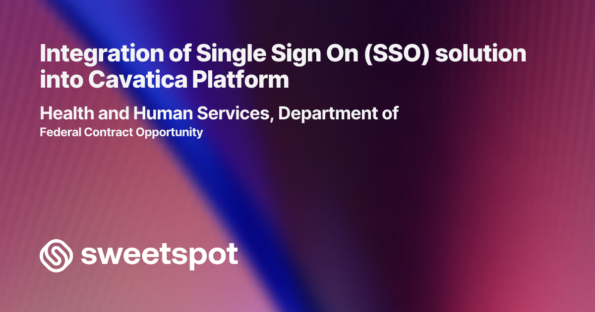 Integration of Single Sign On (SSO) solution into Cavatica Platform