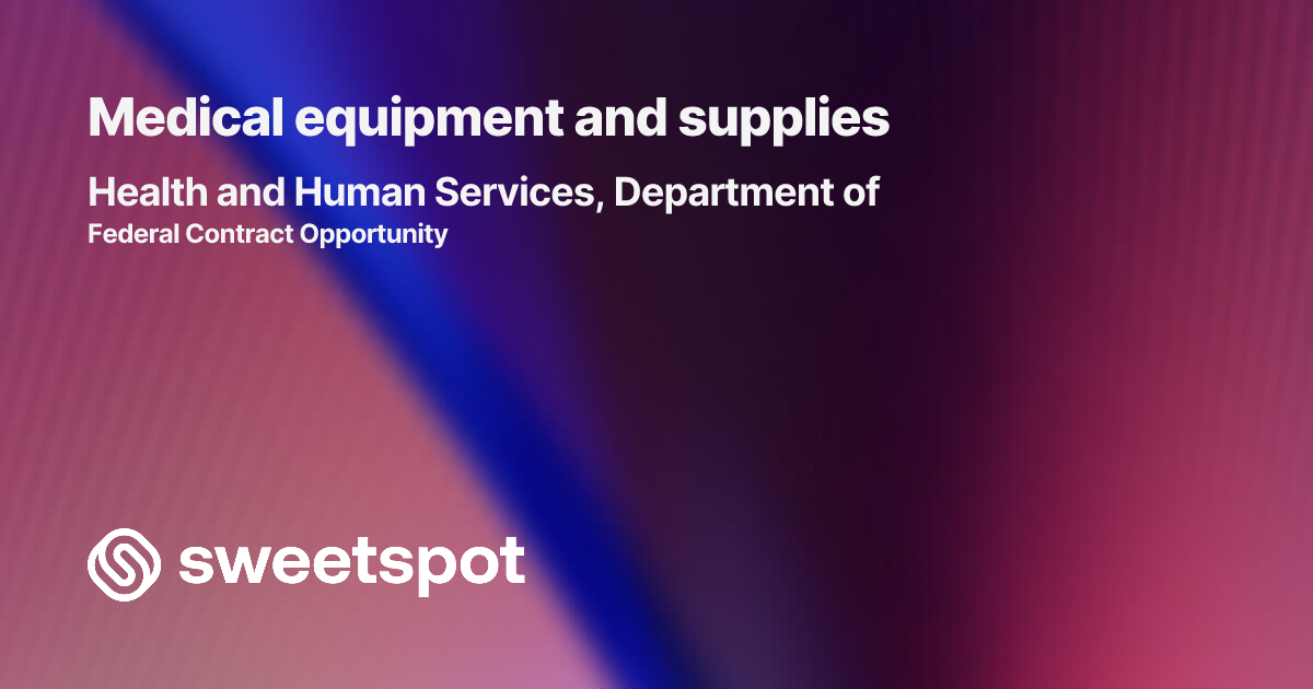 Medical equipment and supplies