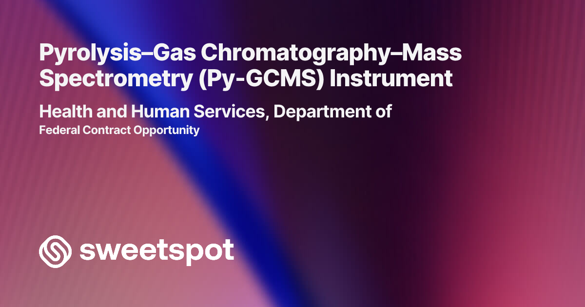 Pyrolysis–Gas Chromatography–Mass Spectrometry (Py-GCMS) Instrument