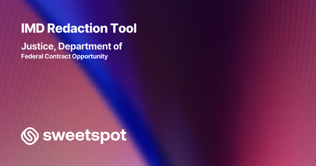 IMD Redaction Tool