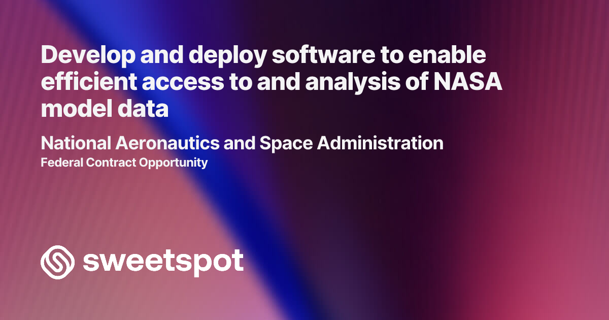 Develop and deploy software to enable efficient access to and analysis ...