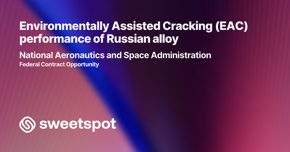 Environmentally Assisted Cracking (EAC) performance of Russian alloy