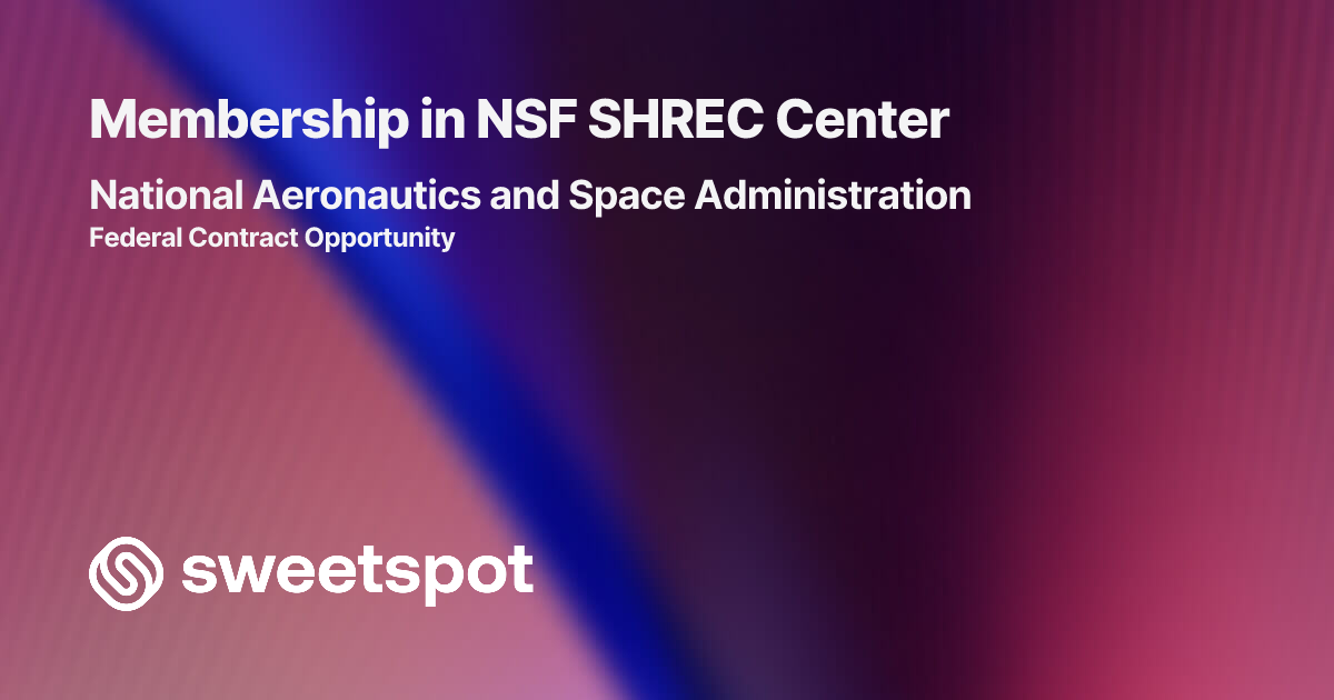 Membership in NSF SHREC Center