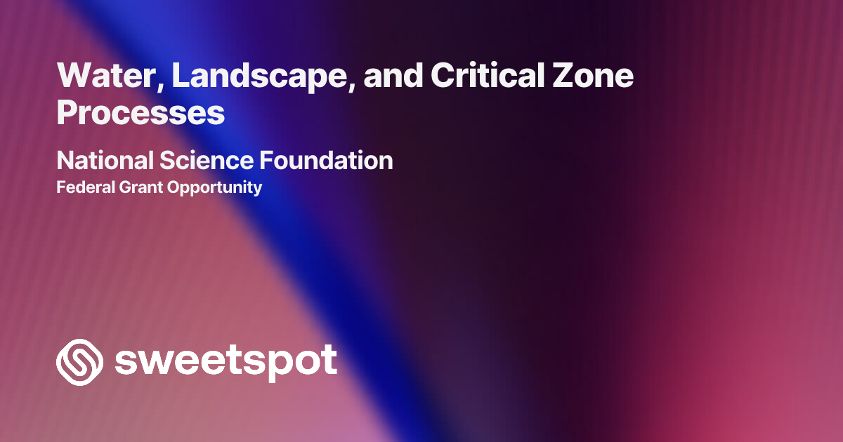 Water, Landscape, and Critical Zone Processes