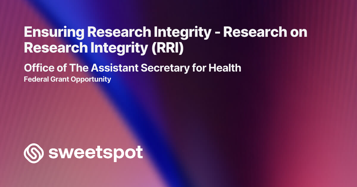 Ensuring Research Integrity - Research on Research Integrity (RRI)