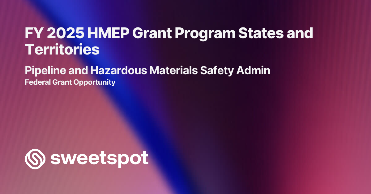 FY 2025 HMEP Grant Program States and Territories