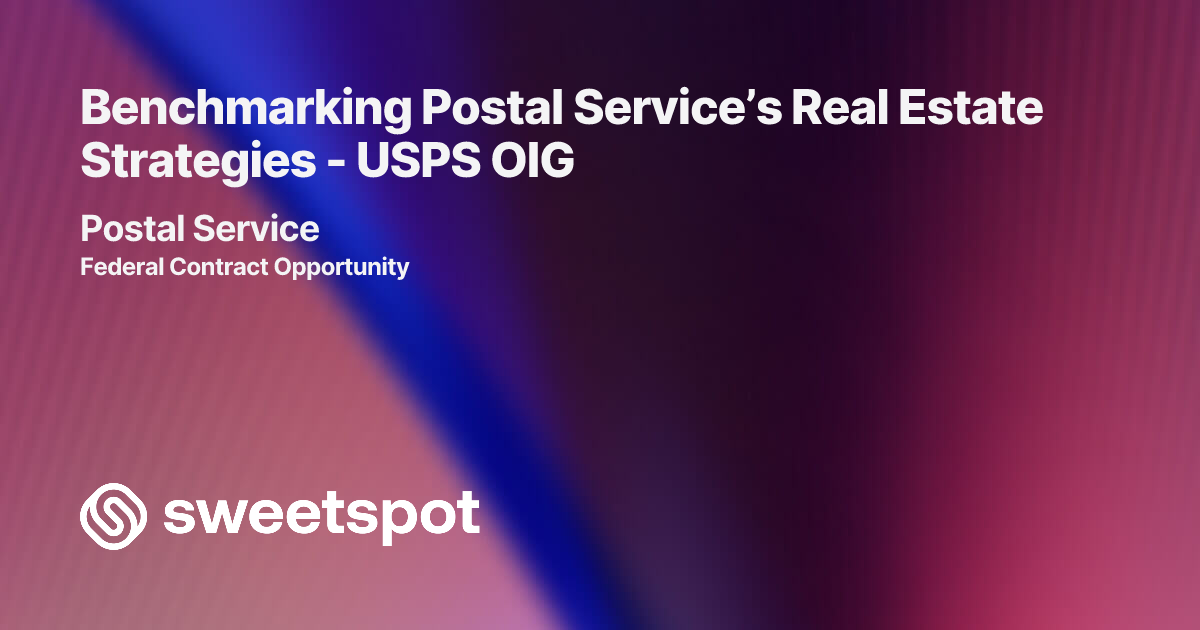 Benchmarking Postal Service’s Real Estate Strategies - USPS OIG