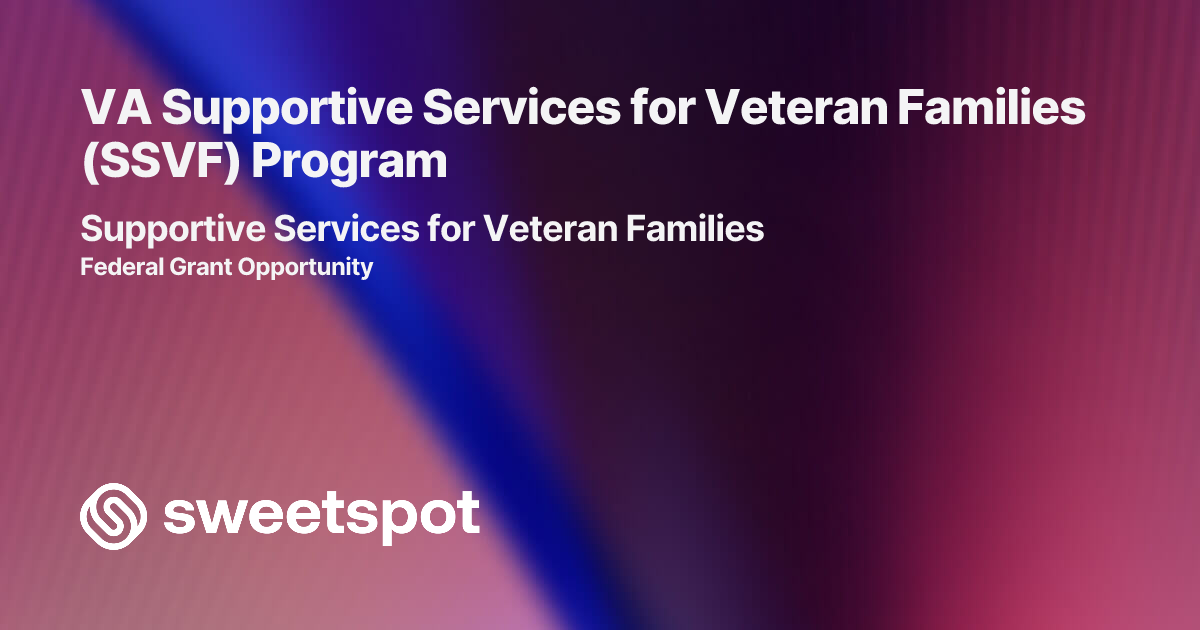 VA Supportive Services for Veteran Families (SSVF) Program