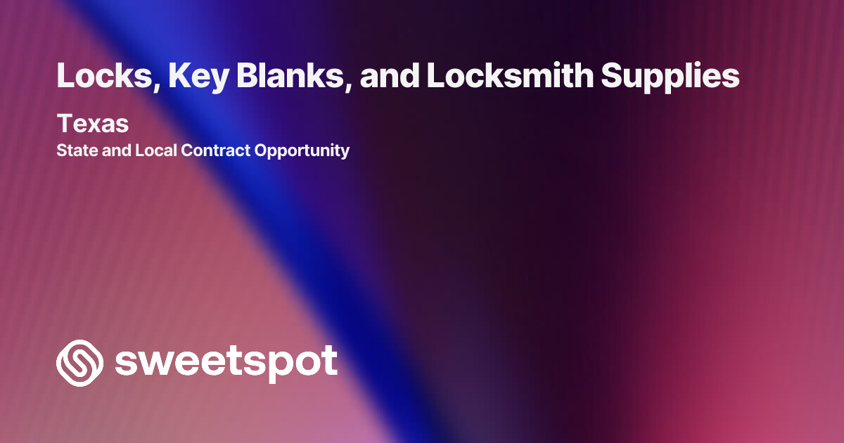 Locks, Key Blanks, and Locksmith Supplies