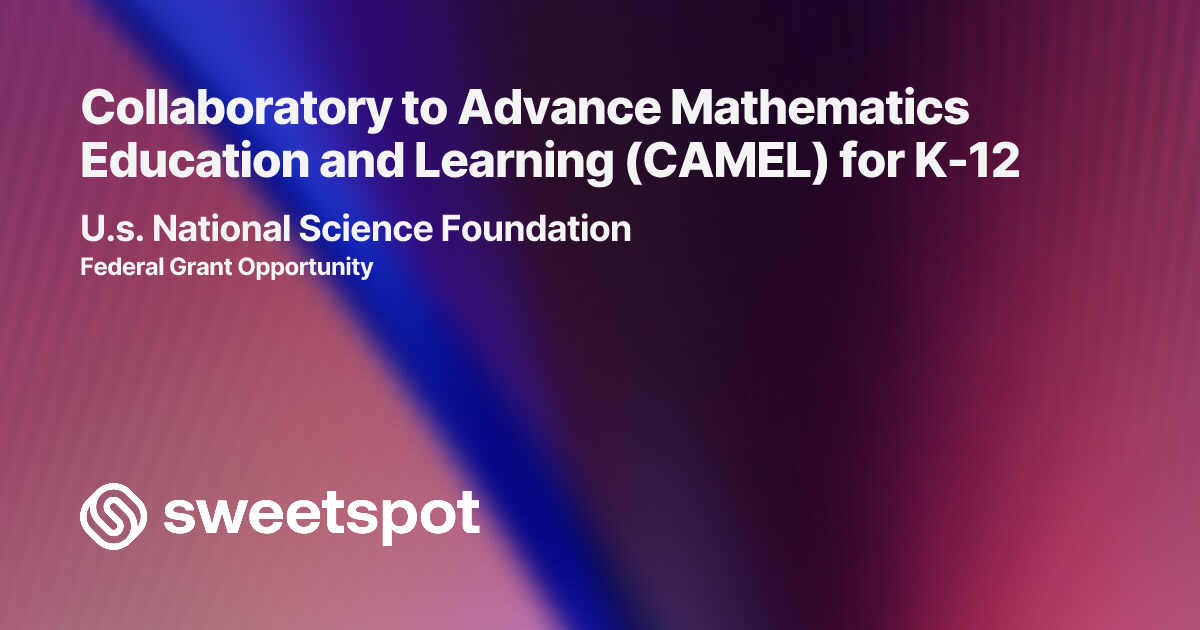 Collaboratory to Advance Mathematics Education and Learning (CAMEL) for ...