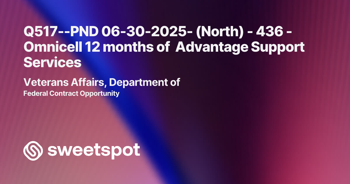 Q517--PND 06-30-2025- (North) - 436 - Omnicell 12 months of Advantage ...