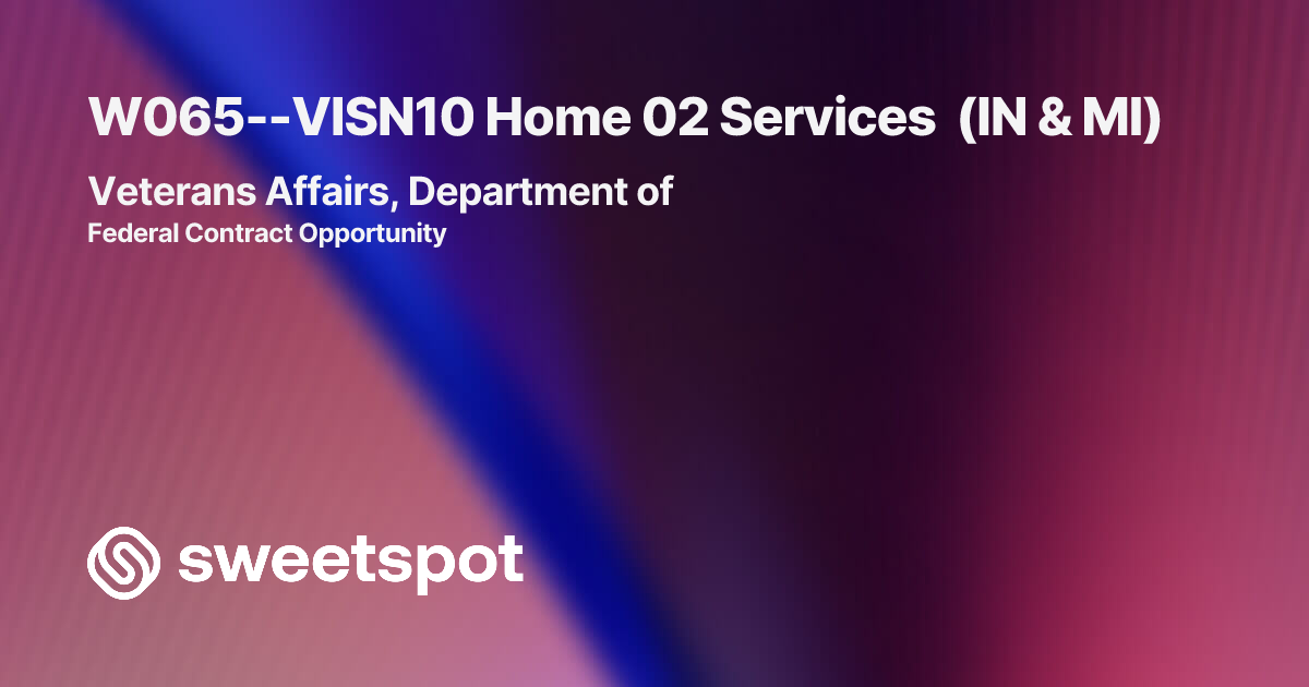 W065--VISN10 Home 02 Services (IN & MI)